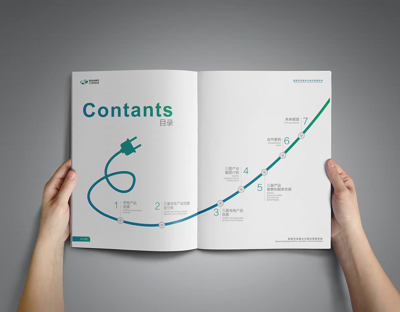 北京三盈集团充电桩画册设计（图ZMTU4MTE3Mjg4） - 书籍/画册 - 站酷设计师zhfiend原创素材 - 站酷ZCOOL