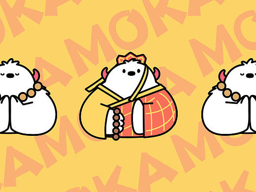 雪怪MOKA表情包