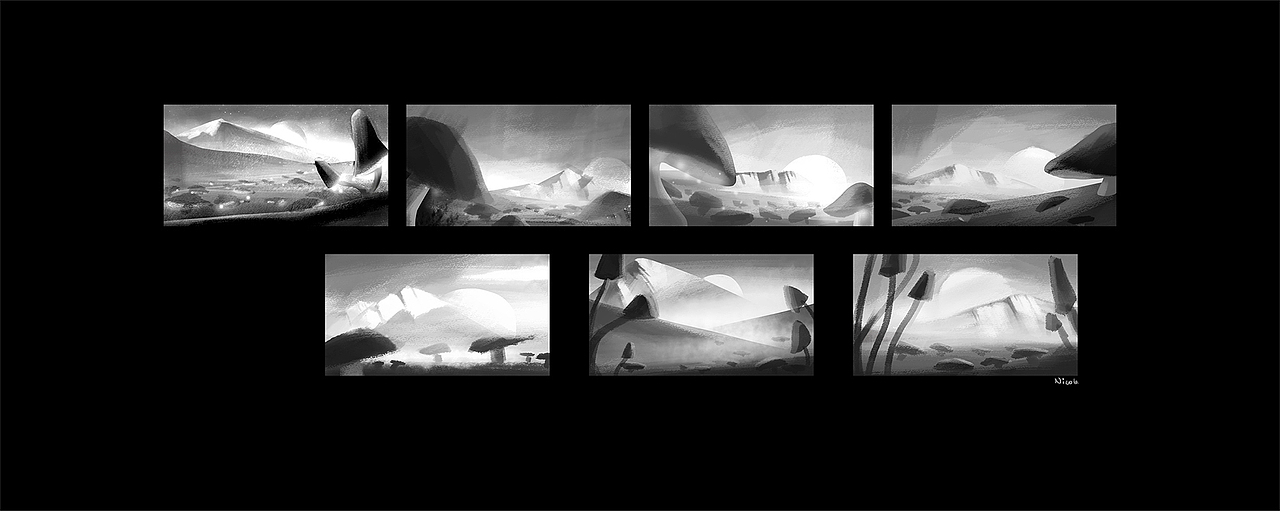 The Ribbon - 前期场景设计