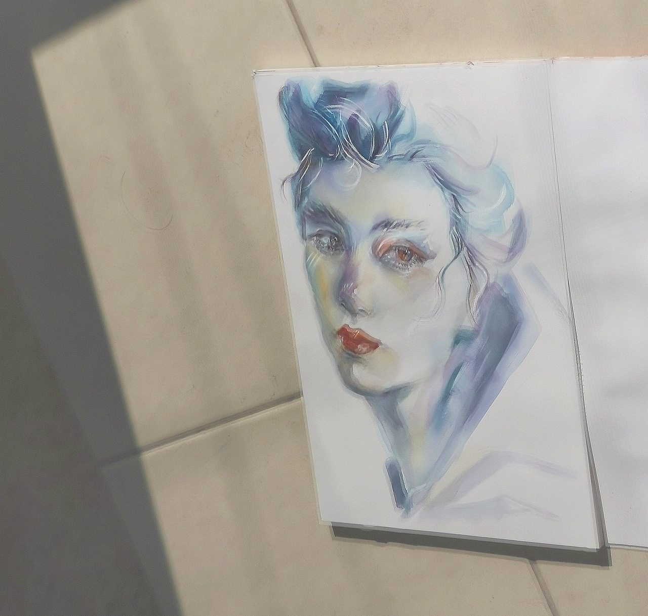 水彩头像（图ZMjQwNzM2Mjgw） - 创作习作 - 站酷设计师菲吧原创素材 - 站酷ZCOOL