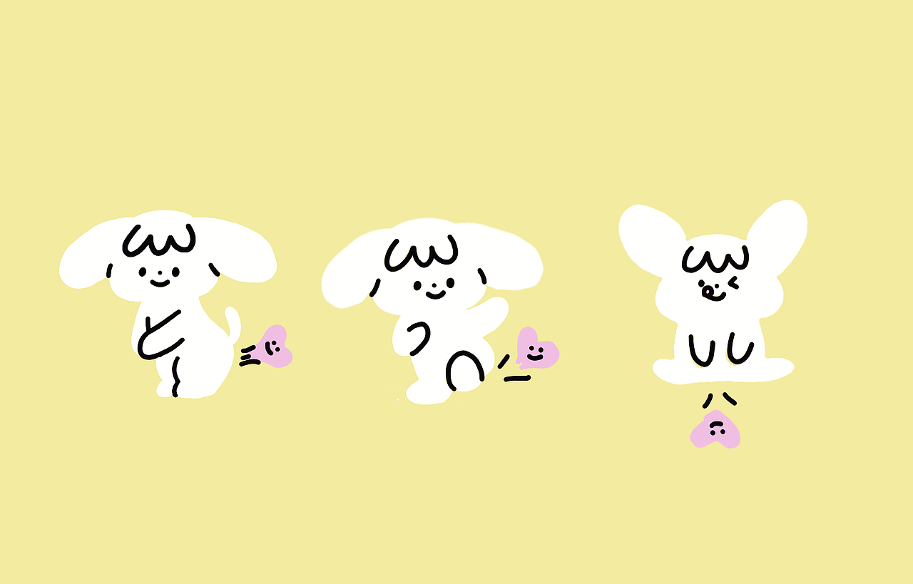 ipad可爱卡通小狗壁纸