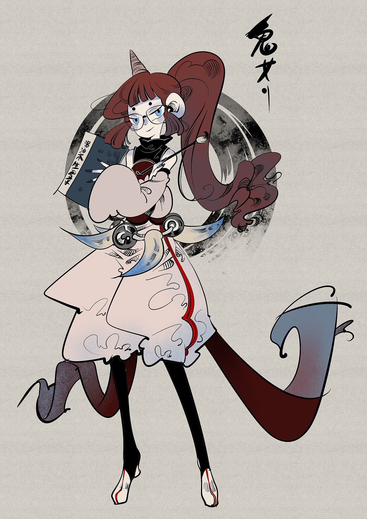 一组奇奇怪怪古装人设草图（图ZMTA3NDU4Mjgw） - 创作习作 - 站酷设计师鲤鱼丸一原创素材 - 站酷ZCOOL