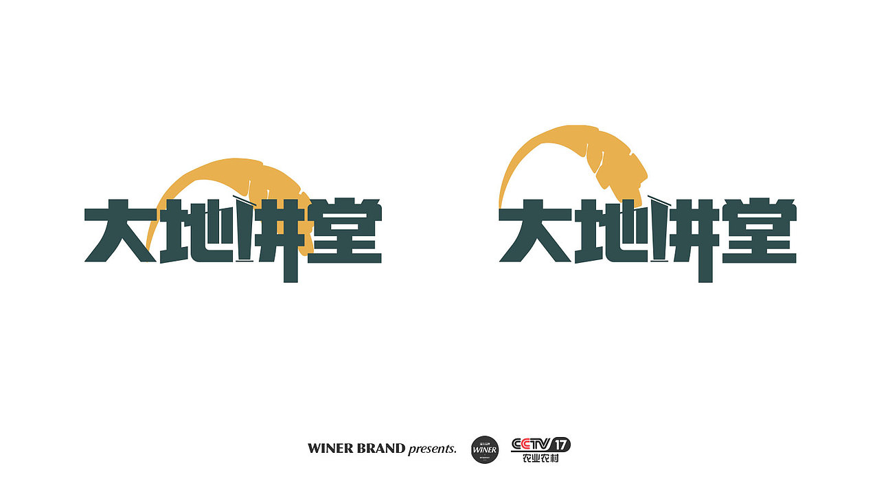 央视农业农村频道《大地讲堂》栏目logo设计_温尔品牌-站酷zcool
