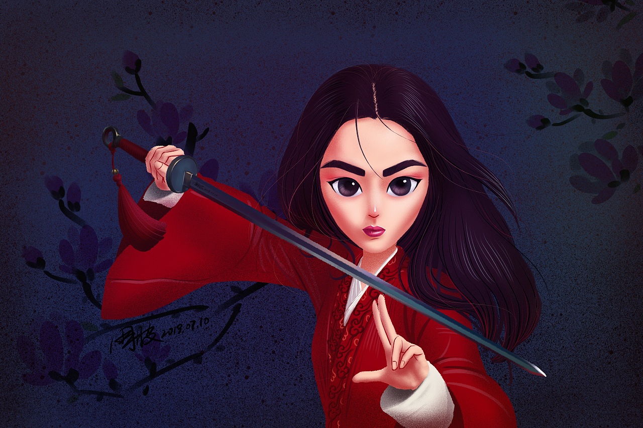 花木兰 - 原创作品 - 站酷(zcool)