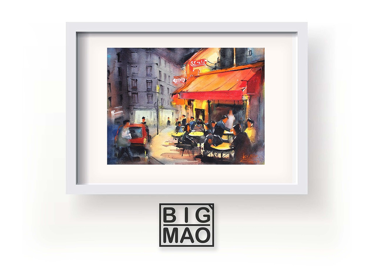 风景速涂第二波（图ZNjg2MTYxOTY=） - 创作习作 - 站酷设计师大猫爱看鱼原创素材 - 站酷ZCOOL