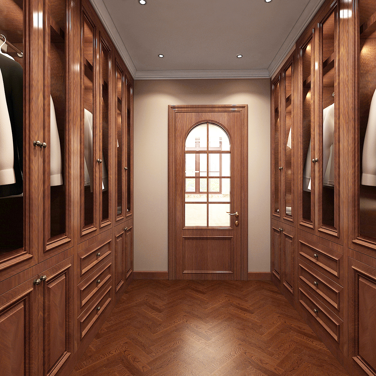 融创中心217平米美式风格装修效果图