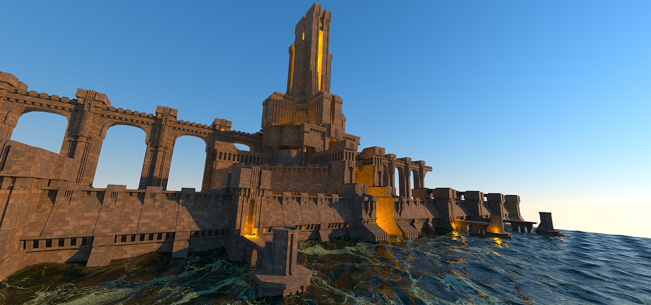 海港城堡|插画|游戏原画|凌喵icemeow - 原创作品 - 站酷 (zcool)