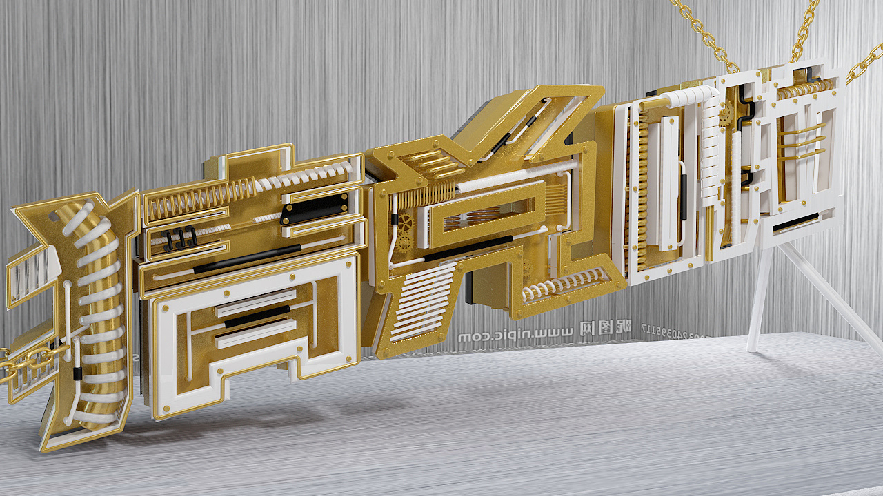 c4d制作金属立体文字|三维|其他三维|huxiaopang00544 - 原创作品