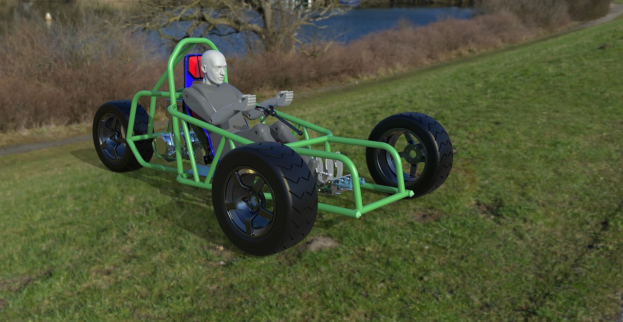 三轮卡丁车 跑车