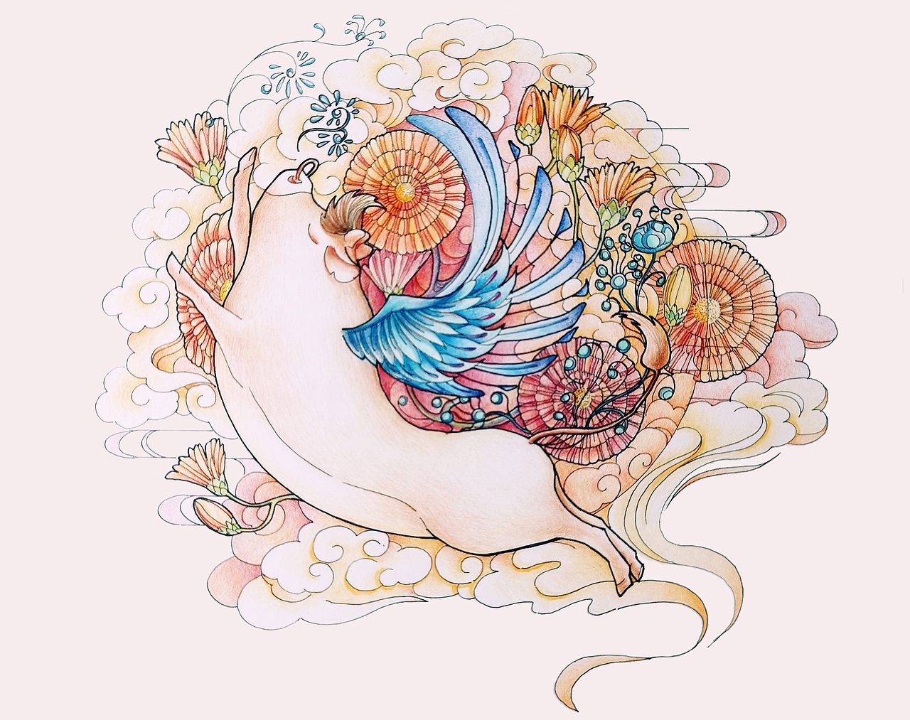 飞天小牛创作过程