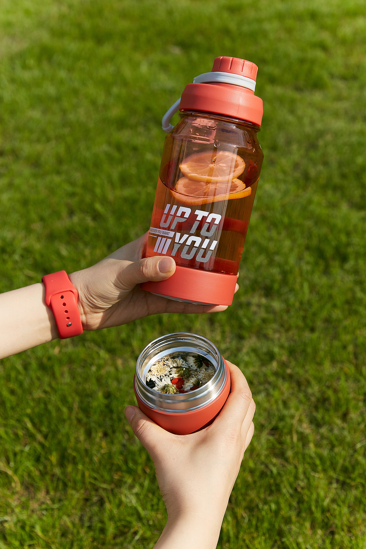 希乐冷热双饮保温杯运动杯