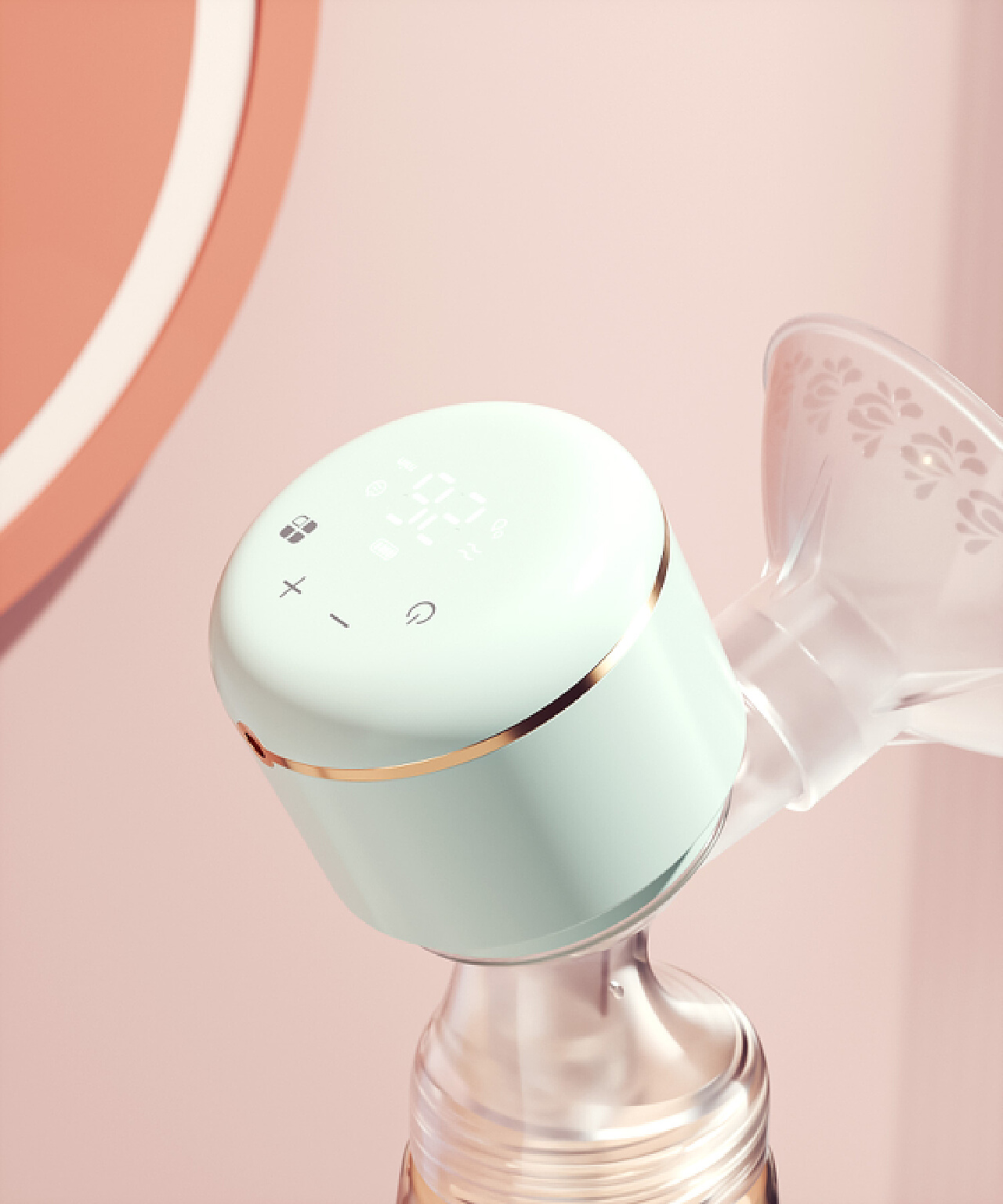 吸奶器、吸乳器产品动画渲染_宇智波大星-站酷ZCOOL