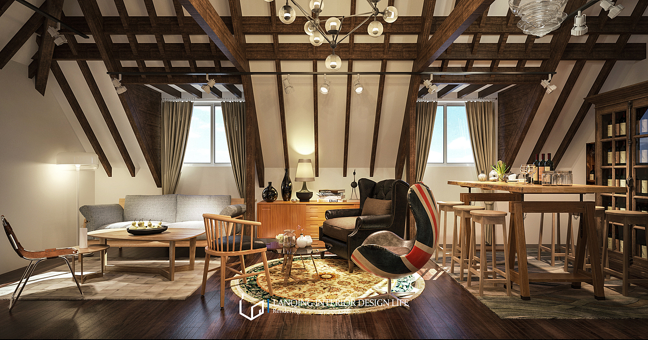 RENDERING*银行 软装搭配（图ZODY3MDM5MjA=） - 家装设计 - 站酷设计师LARRY_LAN原创素材 - 站酷ZCOOL