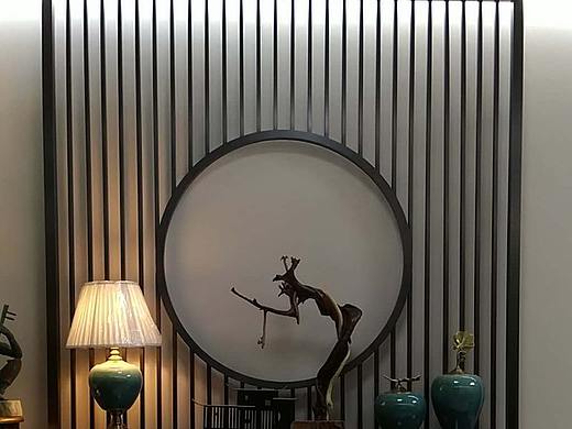 哑光黑钛金不锈钢屏风装点高贵品质