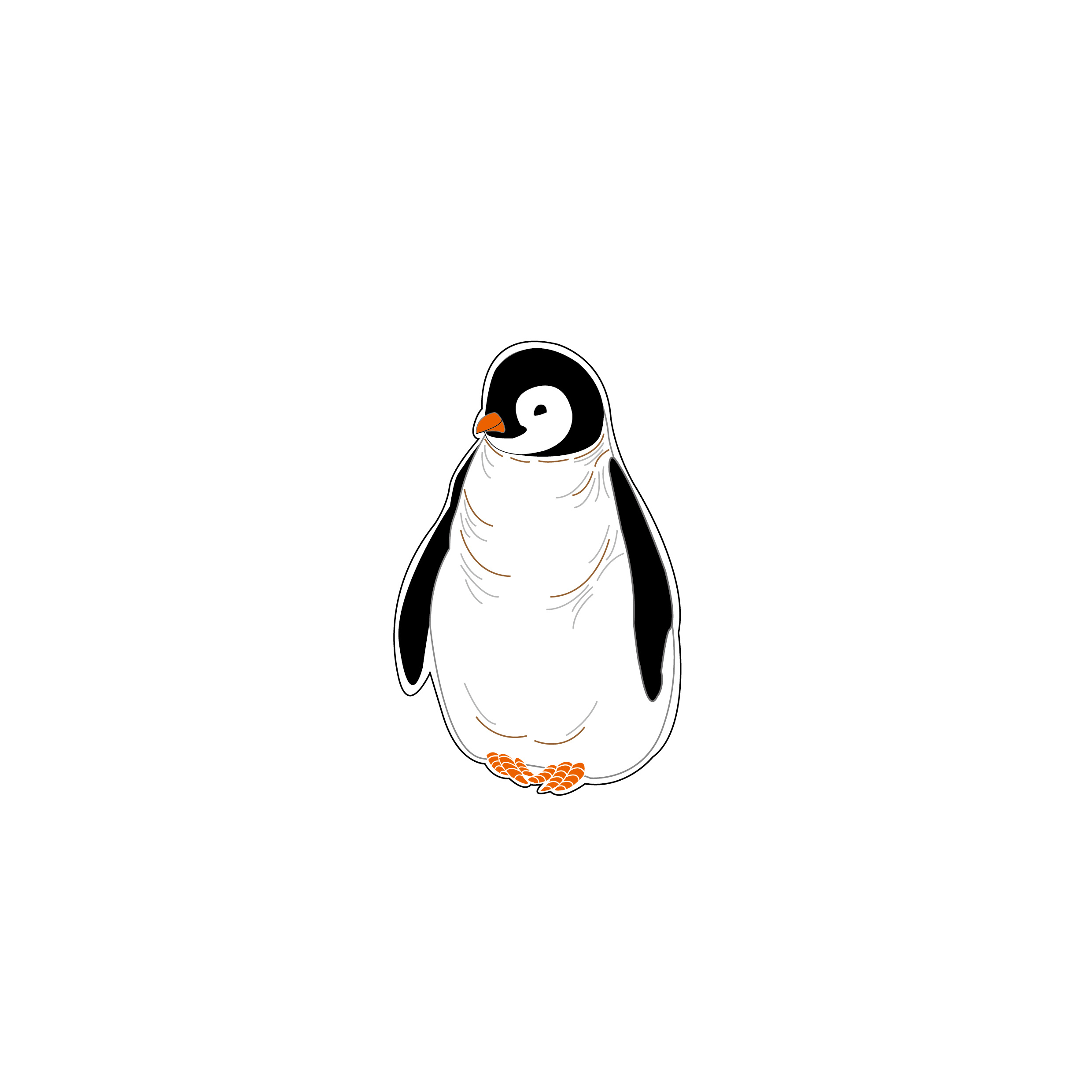 每天一张简笔画 | QQ小企鹅（内含详细步骤） - 知乎