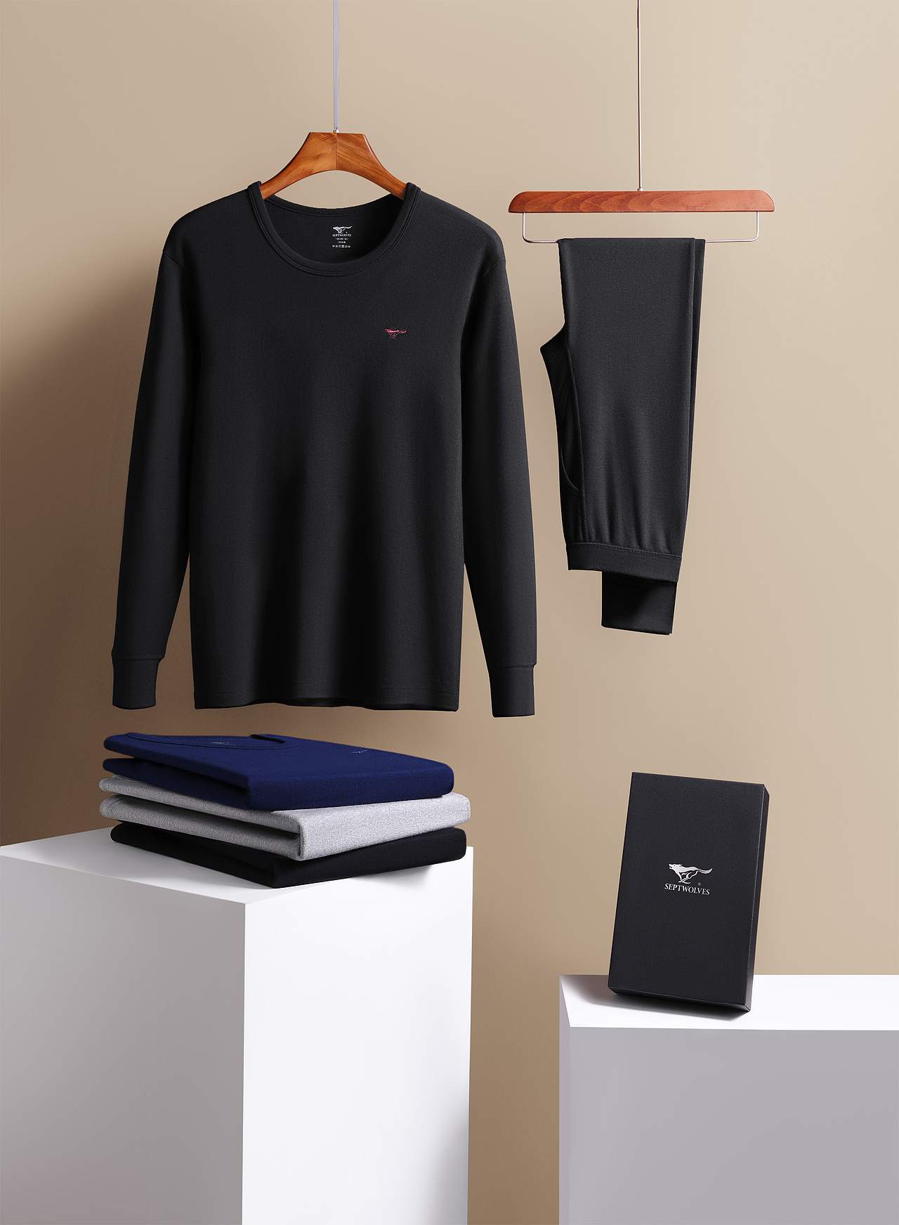 男式保暖内衣拍摄和详情页设计