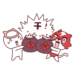 猫面洛洛拜年表情