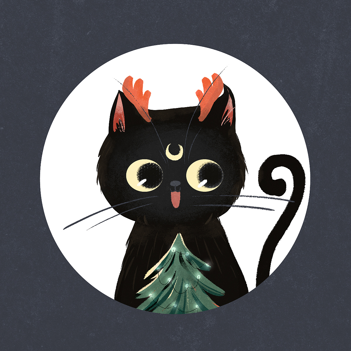 吸猫头像（图ZOTk0NDk0MzI=） - 儿童插画 - 站酷设计师只Si个画画的原创素材 - 站酷ZCOOL