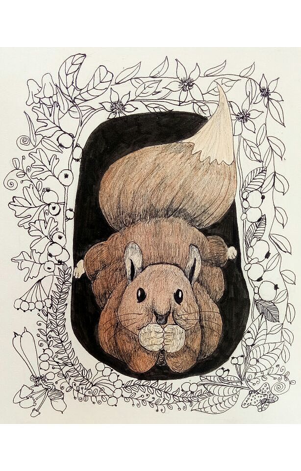 动物线条手绘|纯艺术|绘画|chuchu阿楚_原创作品-站酷zcool