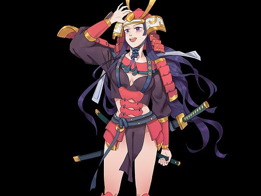 武士少女（個人主頁-ZNTIyODEyODQ=） - 創(chuàng)作習(xí)作 - 站酷設(shè)計師luoxuan_原創(chuàng)素材 - 站酷ZCOOL