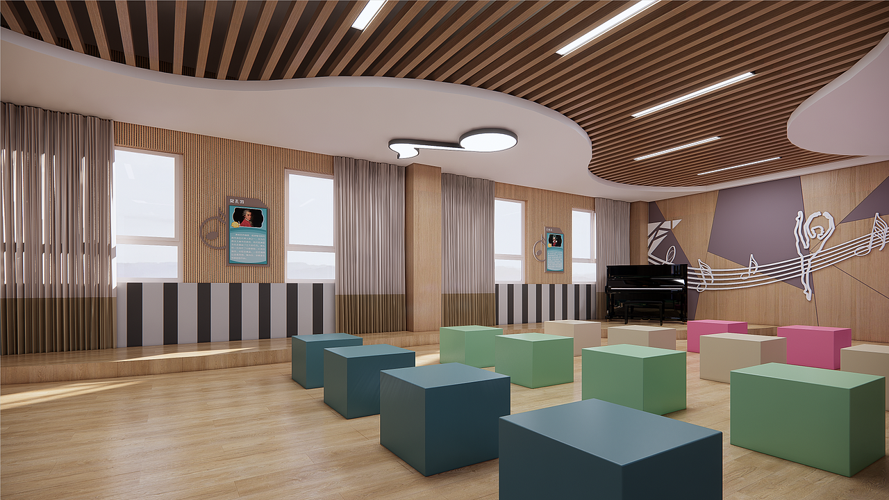 某学校音乐教室（图ZMjcwNDc5NDcy） - 其他空间 - 站酷设计师Mrd邓原创素材 - 站酷ZCOOL