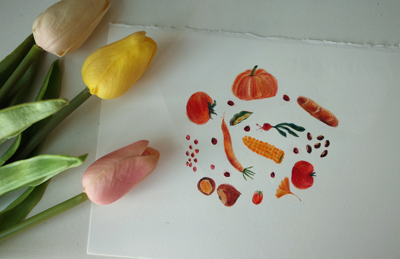 手绘创作日常混更（图ZMTgzMTM1MDky） - 创作习作 - 站酷设计师六一kaki原创素材 - 站酷ZCOOL