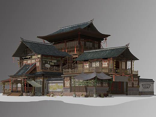 朴素的中国风建筑