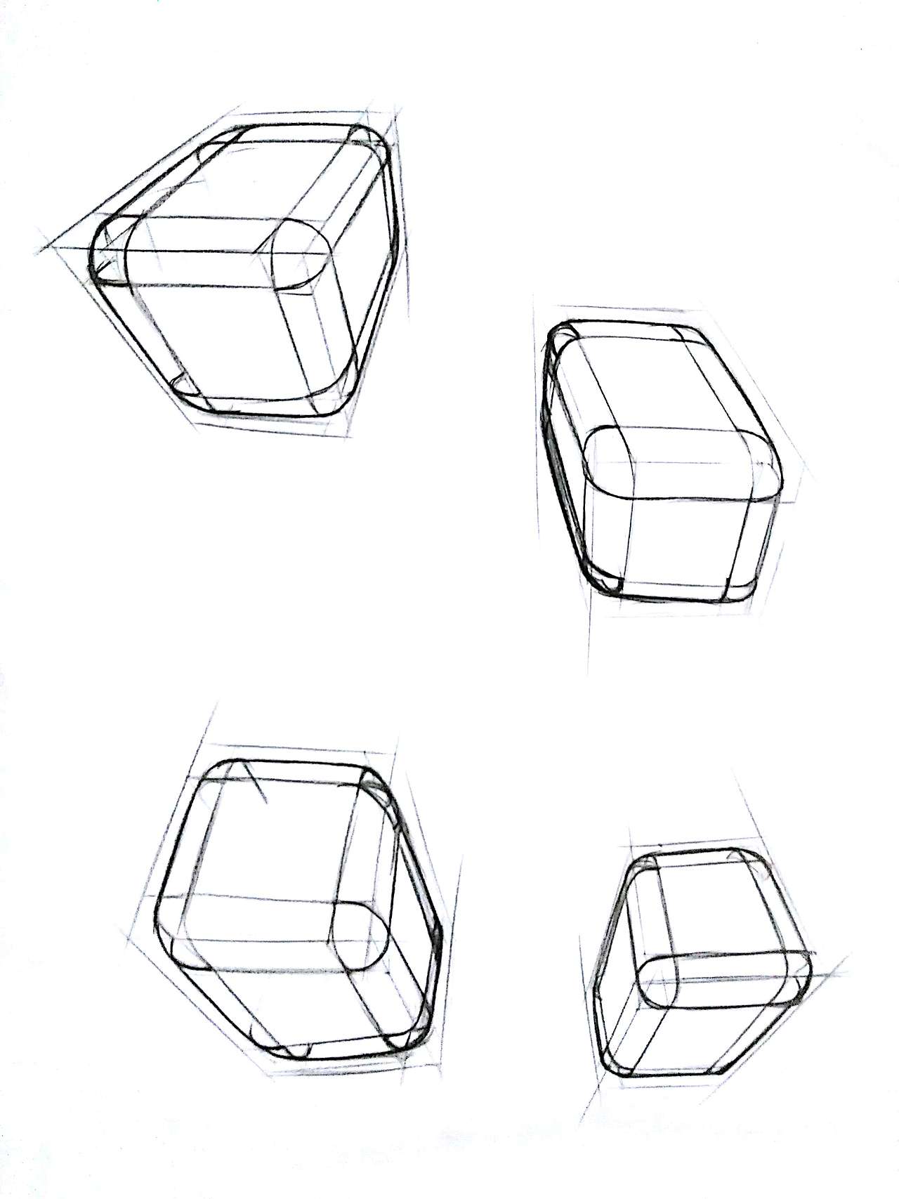 手绘集训-透视圆角临摹产品 10.