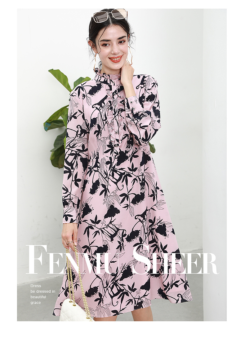 秋季连衣裙详情页排版设计