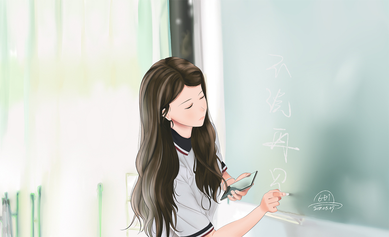 06.01至-06.13「抽空画小伙伴-NO.1」（图ZMTE4MTM5NDU2） - 艺术插画 - 站酷设计师陆加壹原创素材 - 站酷ZCOOL