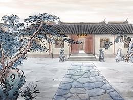 古风民俗商绘