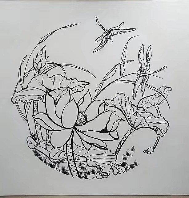 勾线笔水墨画|纯艺术|绘画|魑狸qian_原创作品-站酷zcool