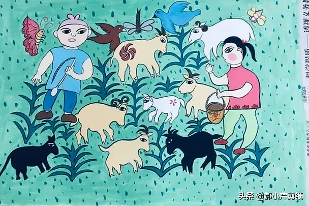 原创农民画（图ZMjM4NzExMzM2） - 绘画 - 站酷设计师Darling大琳原创素材 - 站酷ZCOOL