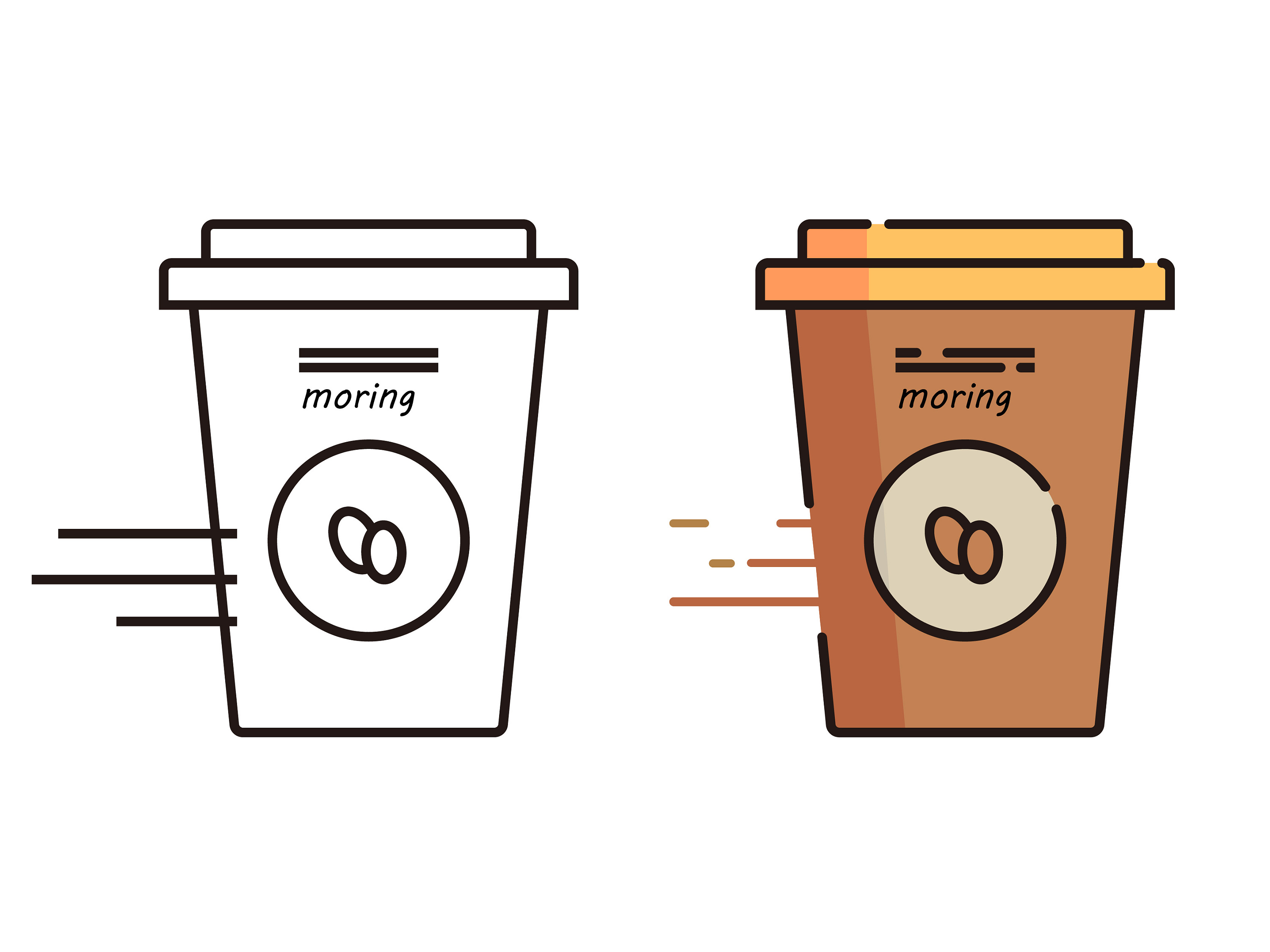 咖啡杯|ui|图标|王小疯爱设计 - 原创作品 - 站酷 (zcool)