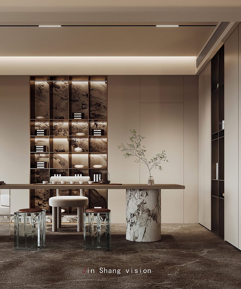 现代轻奢 带点暗调