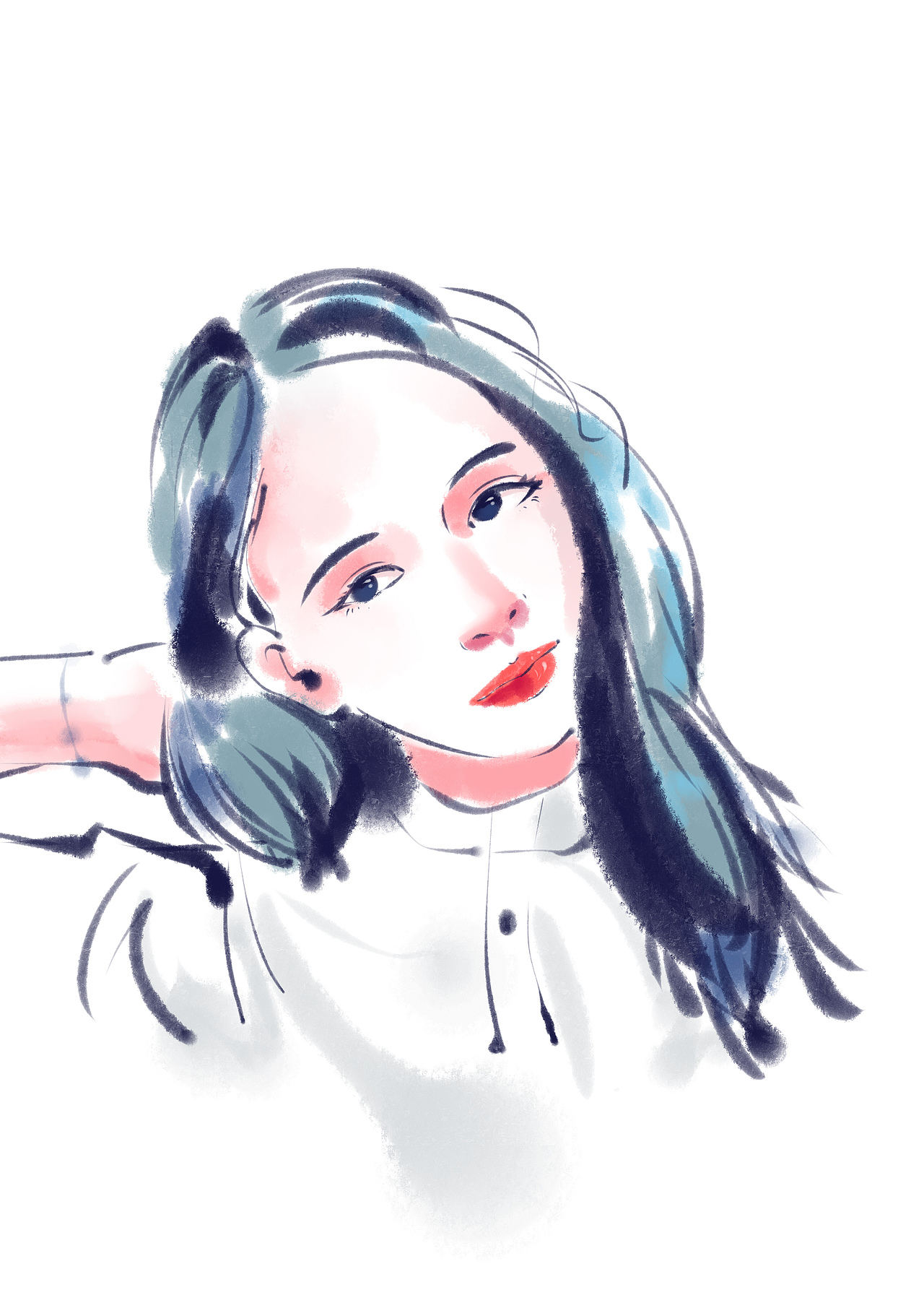 水墨小风格（图ZMjA4NjMxNjEy） - 创作习作 - 站酷设计师无敌小梅西原创素材 - 站酷ZCOOL