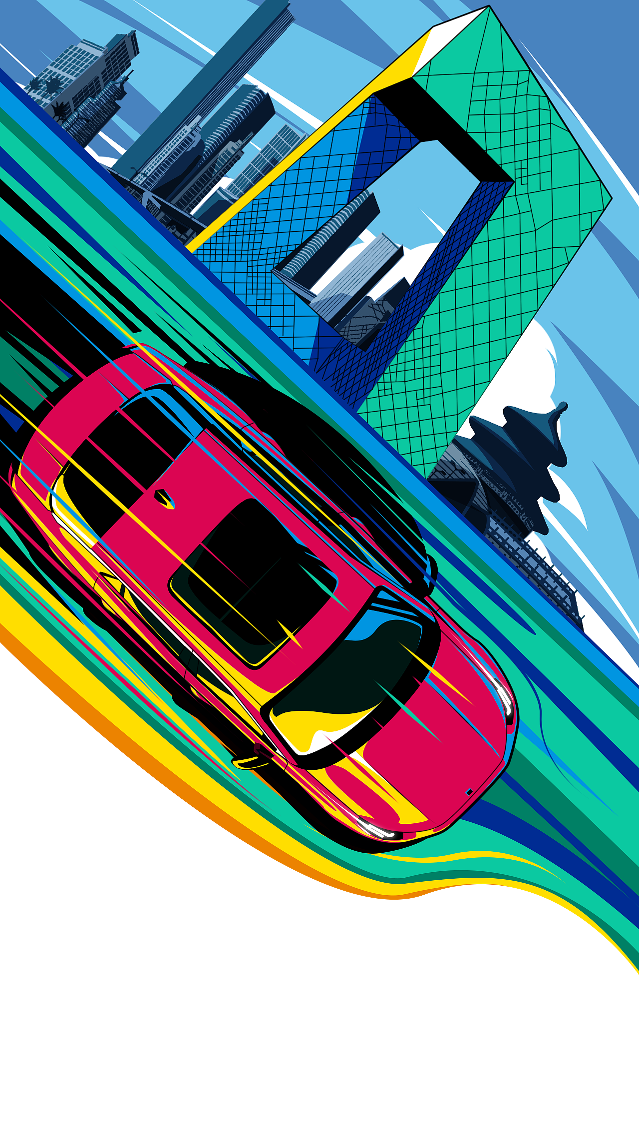 领克kv 插画 系列海报插画|插画|商业插画|nano1205 - 原创作品