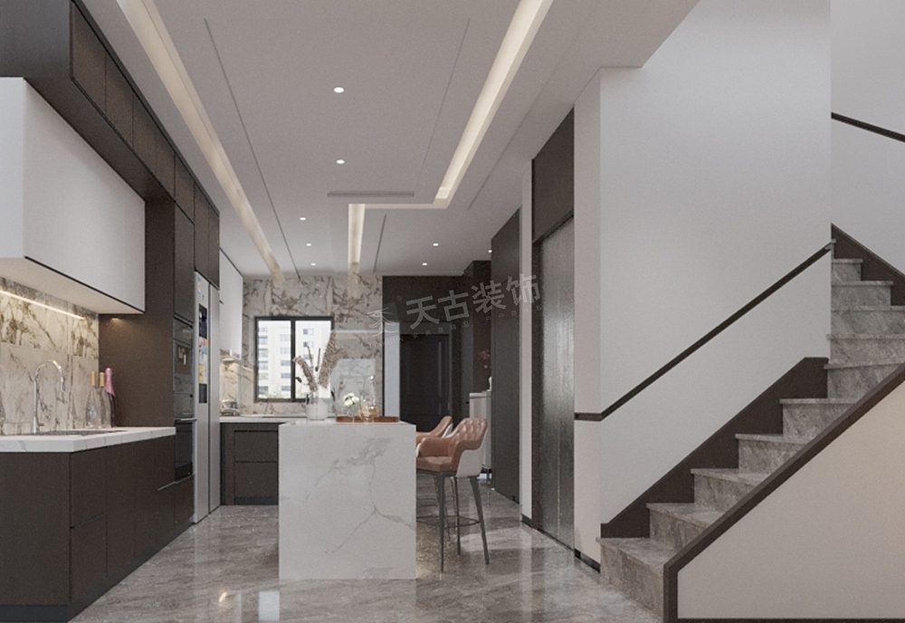 别墅新中式风格设计,远洋高尔夫别墅装修