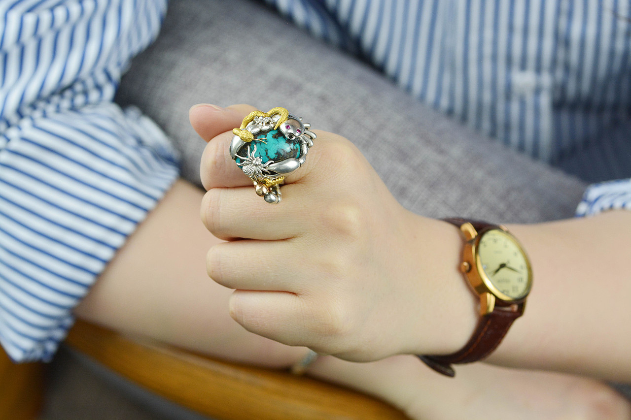 设计师作品|五毒戒指（图ZMjUwOTIxMTUy） - 首饰设计 - 站酷设计师天使原创珠宝设计原创素材 - 站酷ZCOOL