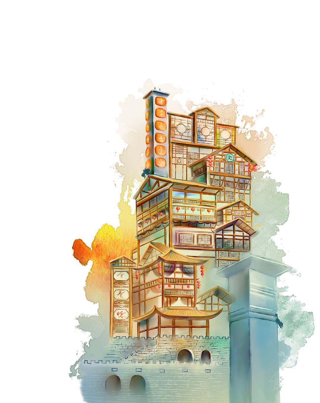江小白重庆味道（图ZMTEyNzg0NzIw） - 商业插画 - 站酷设计师羊之木原创素材 - 站酷ZCOOL