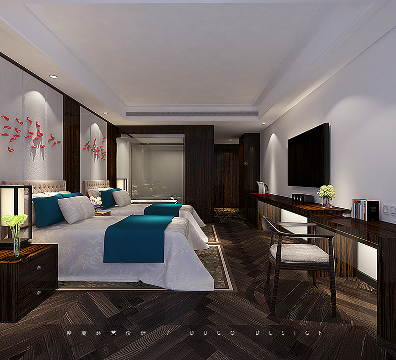 秦源温泉酒店 空间设计部分