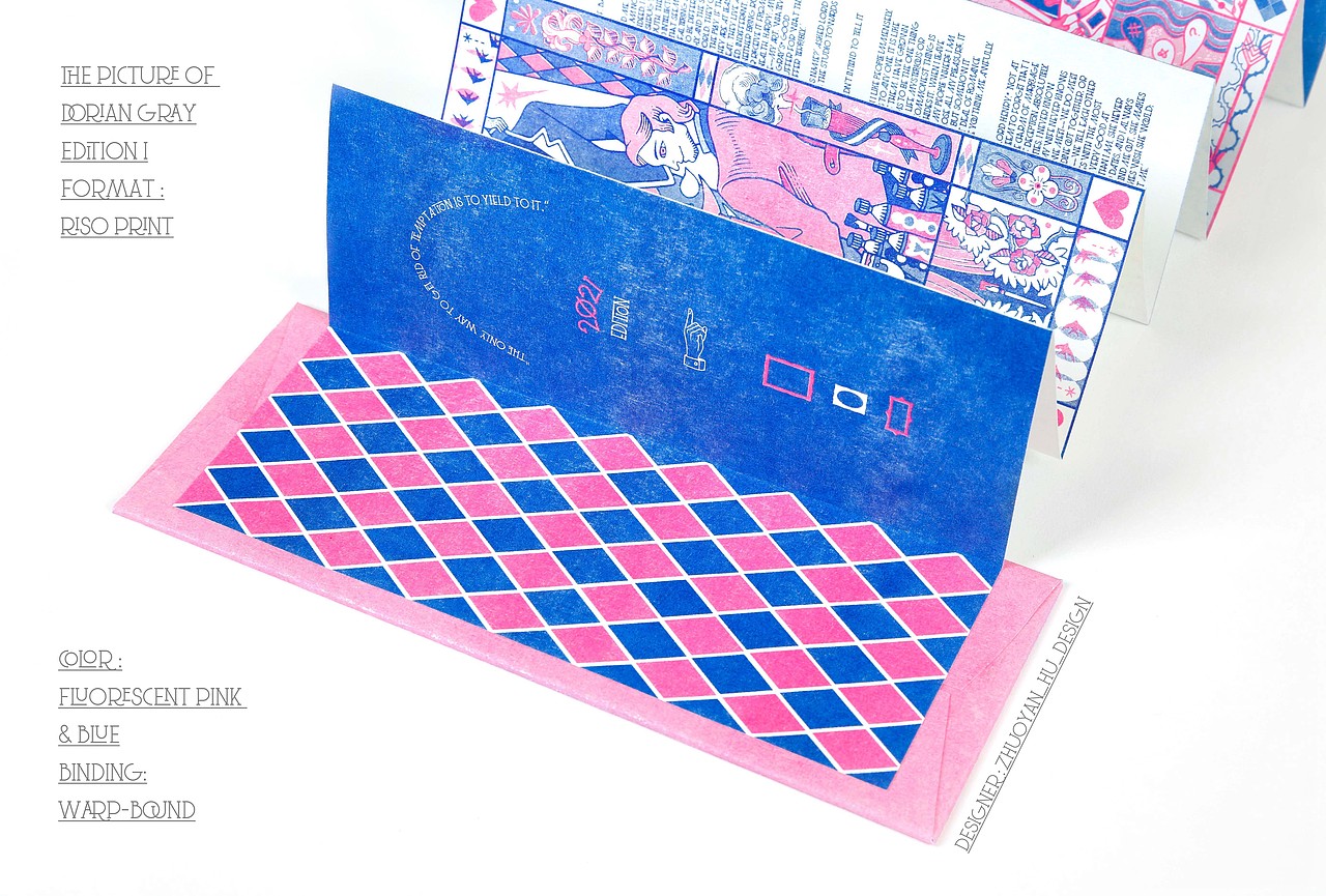 道林格雷的画像-书籍装帧&插画设计&RISO印刷(图ZMjc5OTQyOTk2) - 书籍/画册 - 站酷设计师夹子zero原创素材 - 站酷ZCOOL