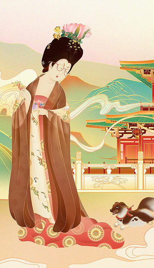 新画簪花仕女图