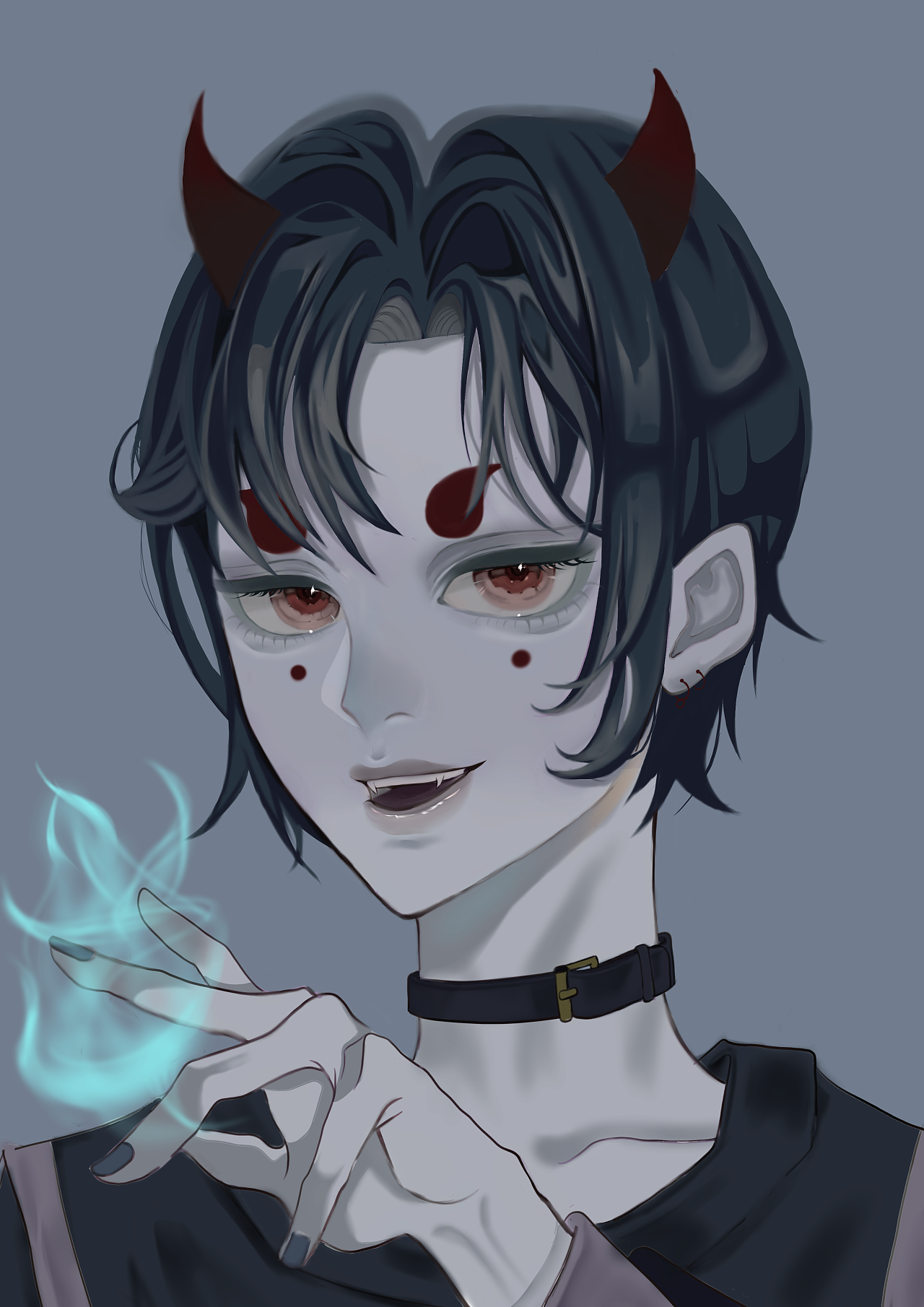 伪厚涂插画头像练习