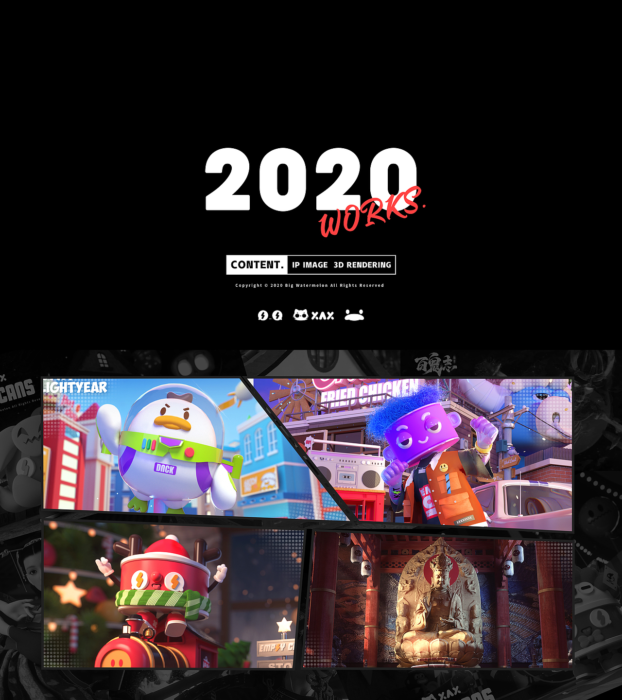 2020总结（图ZMjM2NzgyMjYw） - 动画/影视 - 站酷设计师抱走大西瓜原创素材 - 站酷ZCOOL