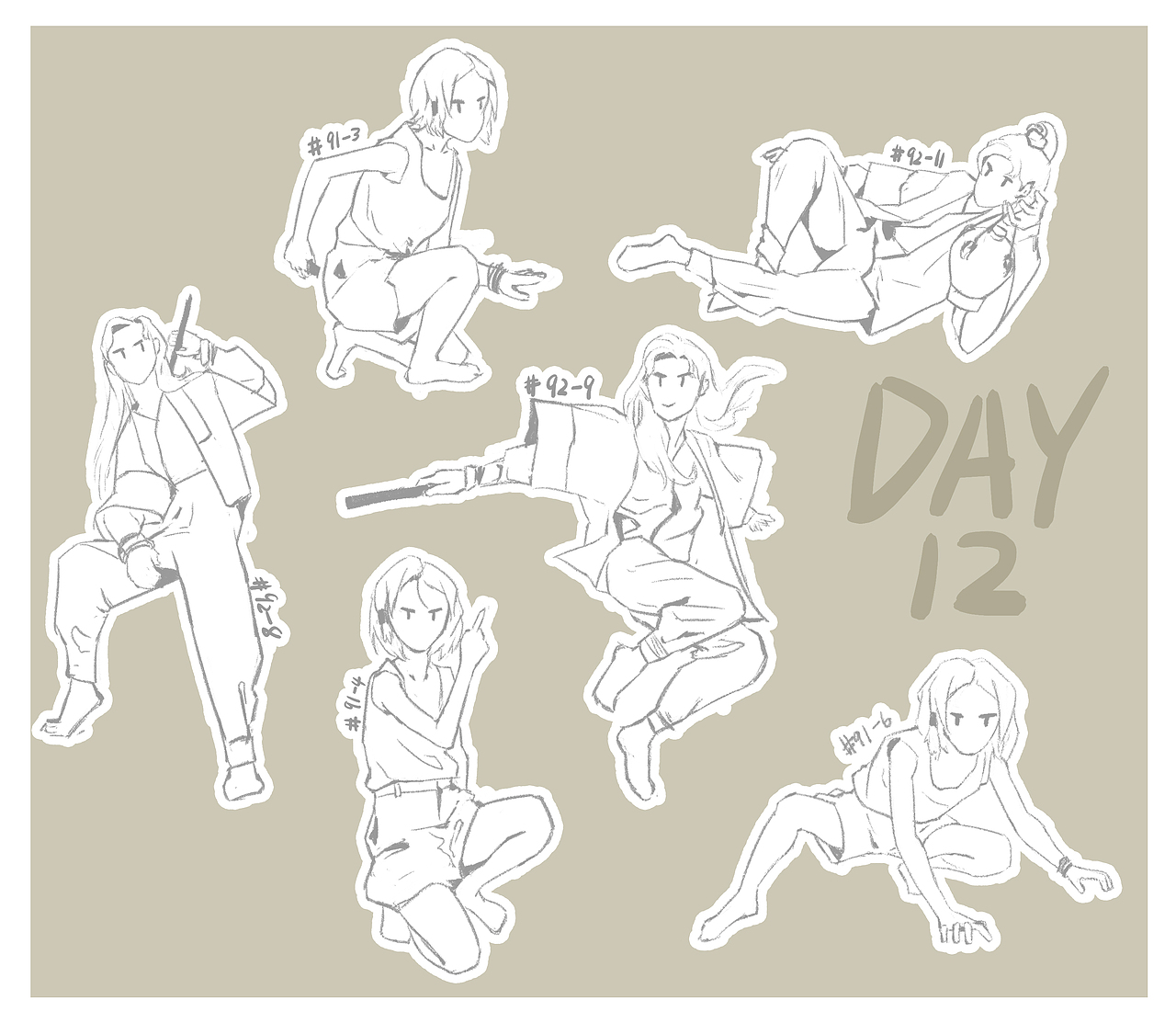 #速寫60天挑戰(zhàn)賽# day12 @速寫班長 ???（圖ZMjkyMjkwMzQ4） - 創(chuàng)作習作 - 站酷設(shè)計師禿禿騰原創(chuàng)素材 - 站酷ZCOOL