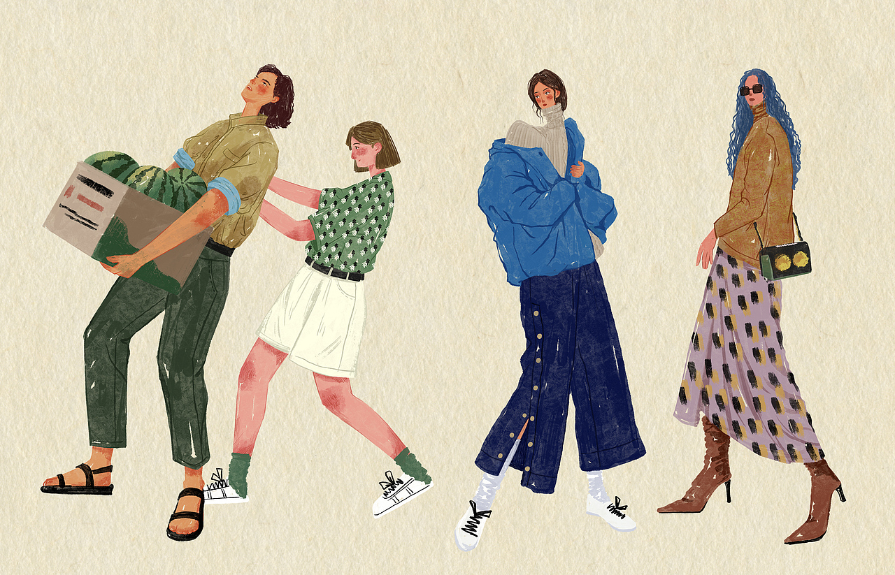 速写练习（图ZMzYwMTU3Mzg4） - 商业插画 - 站酷设计师洛洛西ya原创素材 - 站酷ZCOOL