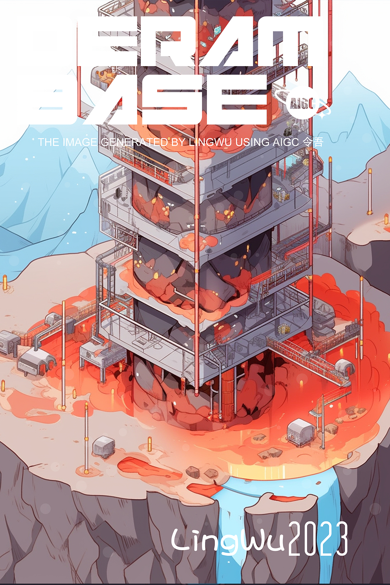 AIGC｜Midjourney设计之工业基地（图ZMzUyNDQ4ODE2） - 商业插画 - 站酷设计师令吾2023原创素材 - 站酷ZCOOL