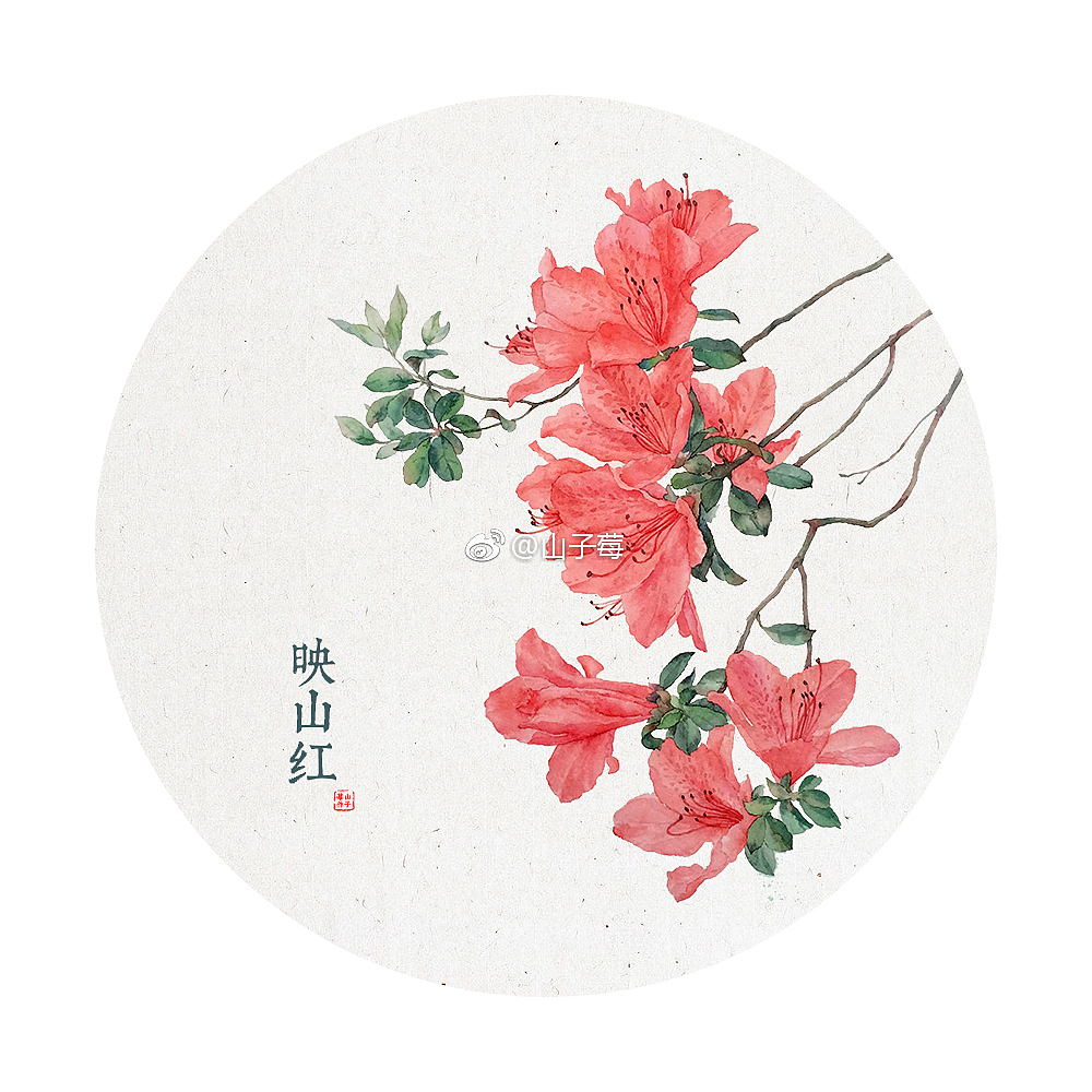 水彩花卉 手绘（图ZMTQ3NDUzODA4） - 绘画 - 站酷设计师山子莓原创素材 - 站酷ZCOOL