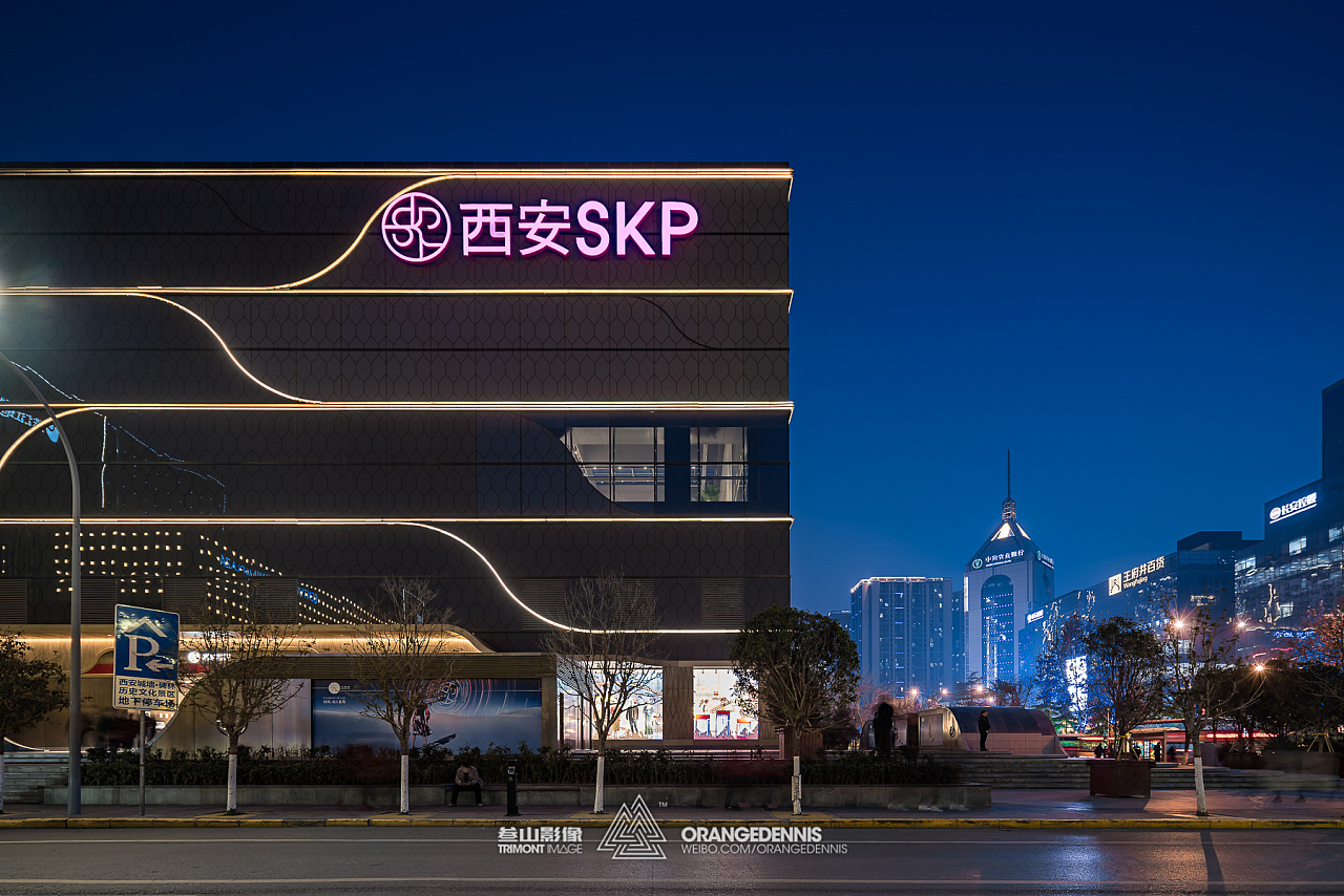 西安skp夜景照明